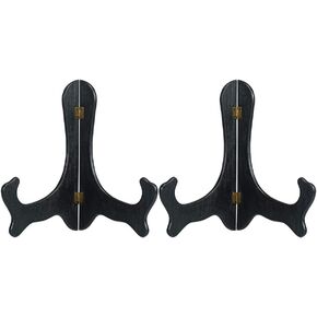 Art Living Black 5 Inch Wood-Like Easels Plate Stand Holder Display Stands Picture Frame Stand-Set of 4 in Kuwait
