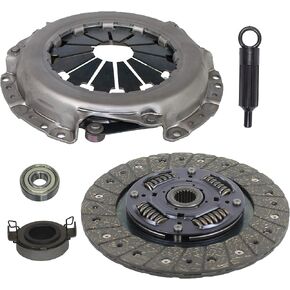 Clutch Kit Compatible With Corolla Matrix MR2 Spyder Celica Pontiac Vibe Geo Prizm Base Gsi Lsi S Ce Le St Xr 1.6L L4 1.8L L4 GAS DOHC Naturally Aspirated (1ZZ-FE; 2ZZ-GE; 16-080)