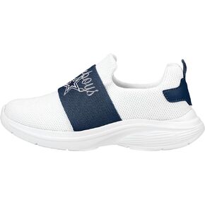 FOCO Women's NFL Ladies Athletic Sport Team Script Wordmark Shoes Sneakers
