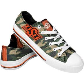 FOCO Oklahoma State Womens Camo Low Top Canvas Shoe Size 8 in Saudi Arabia