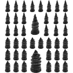 40PCS Tire Repair Rubber Nail, Vacuum Tire Repair Kits Spiral Rubber Nails, Tire Screw Plug Fast Tool Self Service Tire Repair Nail for car, Motorcycle, Truck, Tractor Tire Puncture Repair