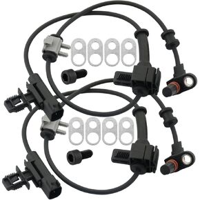 2pcs Front ABS Wheel Speed Sensor Compatible with 2011-2016 Chevy Silverado 2500 HD, 2011-2016 GMC Sierra 3500 HD, 2011-2016 Chevy Silverado 3500 HD, 2011-2016 GMC Sierra 2500 HD