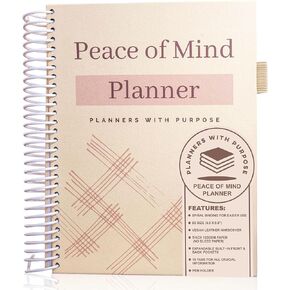 End of Life Planner - Guided Final Arrangements When I'm Gone Workbook Organizer Notebook for Beneficiary Info, Will Preparation, Last Wishes, Funeral Planning - Peace of Mind B5