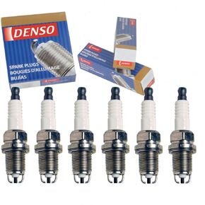 6 pc DENSO Standard Spark Plugs compatible with Toyota Tacoma 3.4L V6 1995-2004