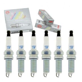 6 pc NGK Laser Iridium Spark Plugs compatible with Jeep Wrangler 3.6L V6 2012-2017