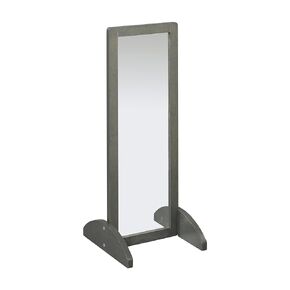 ECR4Kids Toddler Single-Sided Bi-Directional Mirror, Kids Furniture, Natural
