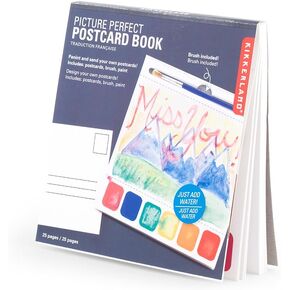 Kikkerland Postcard Paint Book