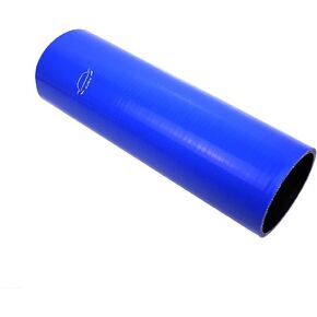 12" Long High Performance 4-Ply Reinforced 1" ID Straight Coupler Silicone Hose Turbo/Intercooler/Piping (BLACK 1'')