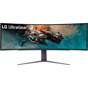LG UltraGear QHD 34-Inch Curved Gaming Monitor 34GP83A-B, Nano IPS 1ms (GtG) with VESA DisplayHDR 400, NVIDIA G-SYNC, and AMD FreeSync Premium, 144Hz, Black