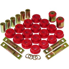 Prothane 8-318 Red Rear Upper and Lower Control Arm Bushing Kit