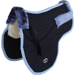 Horse Quilted English Saddle PAD Trail Contour Fleece Lined 72102-112