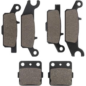 Front and Rear Brake Pads for Yamaha Raptor 250 YFM250 YFM250R 2008-2012, Raptor 250 YFM250RSP Special Edition 2008