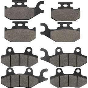 LOCOPOW Front & Rear Brake Pads for 2013 2014 2015 2016 2017 2018 Can am Maverick 1000 1000r STD DPS XC XXC XRS-DPS Non Max