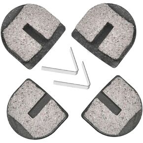Rounded Disc Brake Pads for Razor MX500 MX650 SX500 Mcgrath Dirt Rocket Electric Motocross Bike E500S Scooter RSF350 RSF650 Kids Street Bike Dirt Quad 500 Electric ATV YK2 Flame Caliper 4 Pcs