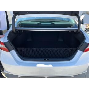 Envelope Style Automotive Elastic Trunk Mesh Cargo Net for Toyota Camry 2018-2024 - Premium Trunk Organizers and Storage - Luggage Net for Sedan - Best Car Organizer for Toyota Camry Hybrid