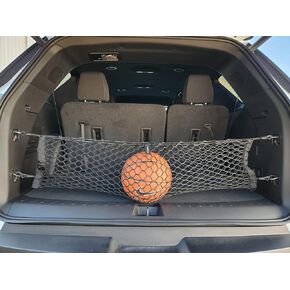 Envelope Style Automotive Elastic Trunk Mesh Cargo Net for Chevrolet Traverse 2018-2023 - Premium Trunk Organizers and Storage - Luggage Net for SUV - Best Car Organizer for Chevrolet Traverse