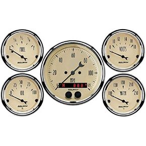 Auto Meter (1850) 5-Piece Gauge Kit