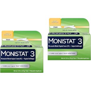 كريم مونيستات 3، علاج لمدة 3 أيام للنساء: 1 × أداة تطبيق قابلة لإعادة الاستخدام و1 × حزمة كريم خارجي مضاد للحكة 25 جم (عبوة من قطعتين) in Kuwait