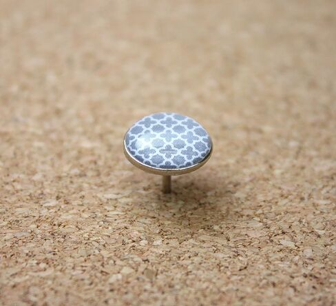 U Brands Fashion Steel Push Pins, Black White and Gray Fashion Colors, 20-Count in Saudi Arabia