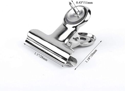 50 حزمة من مشابك دبابيس الدفع، مشابك شديدة التحمل مع دبابيس لألواح الفلين ولوحات الإعلانات وجدران الحجرة للمكاتب والمدرسة والمنزل ولا توجد ثقوب للورق (فضي) in Kuwait