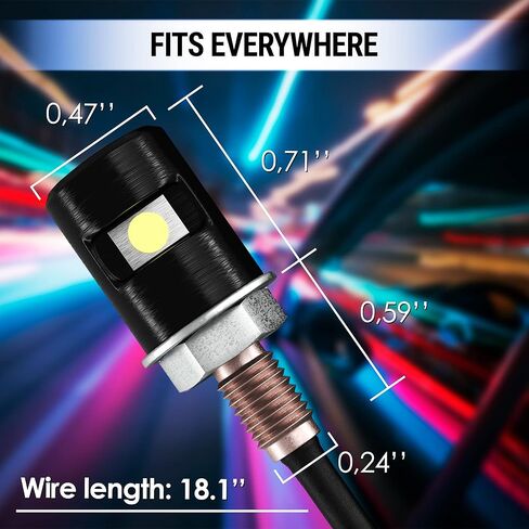 2pcs LED Exterior License Plate Light 12V IP67 - Courtesy Super Brightness 6pcs 6500K Cool Tone SMD-Diodes - Replacement for Car SUV RV Trailer Boat Van Minivan Boat Off-Road Tractor Bus in Kuwait