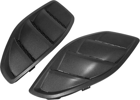 X AUTOHAUX Pair Hood Side Air Vent Cover Bezels Trim Matte Black for Jeep Wrangler JK 10th Anniversary Edition in Saudi Arabia