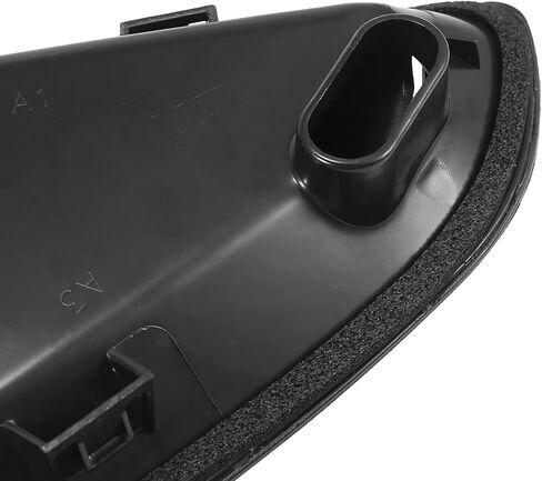 X AUTOHAUX Pair Hood Side Air Vent Cover Bezels Trim Matte Black for Jeep Wrangler JK 10th Anniversary Edition in Saudi Arabia