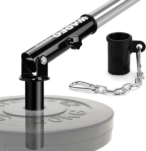 ملحقات WADEO Barbell Landmine، ملحقات صف T مع دوران 360 درجة لقضبان أولمبية مقاس 2 بوصة، معدات تمارين الألغام الأرضية لتمارين الظهر وتدريبات القوة in Saudi Arabia