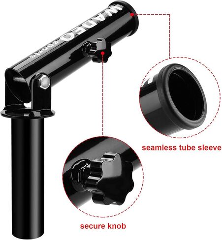 ملحقات WADEO Barbell Landmine، ملحقات صف T مع دوران 360 درجة لقضبان أولمبية مقاس 2 بوصة، معدات تمارين الألغام الأرضية لتمارين الظهر وتدريبات القوة in Kuwait