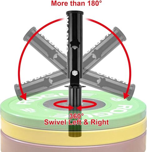 ملحقات WADEO Barbell Landmine، ملحقات صف T مع دوران 360 درجة لقضبان أولمبية مقاس 2 بوصة، معدات تمارين الألغام الأرضية لتمارين الظهر وتدريبات القوة in Kuwait