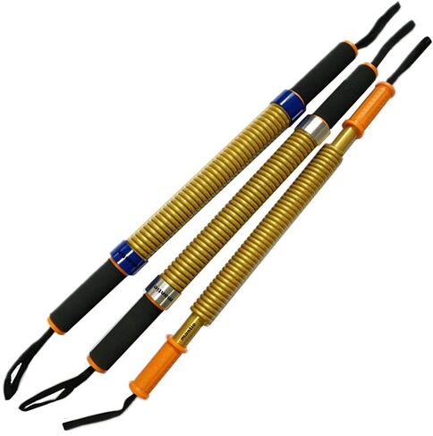 HAOYING Gold Power Twister 110 كجم / 242 رطل قضيب تويستر مزدوج زنبركي قوي، مقوي الذراع والصدر شديد التحمل (110 كجم) in Kuwait