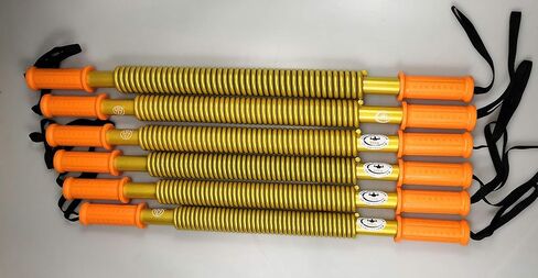 HAOYING Gold Power Twister 110 كجم / 242 رطل قضيب تويستر مزدوج زنبركي قوي، مقوي الذراع والصدر شديد التحمل (110 كجم) in Kuwait