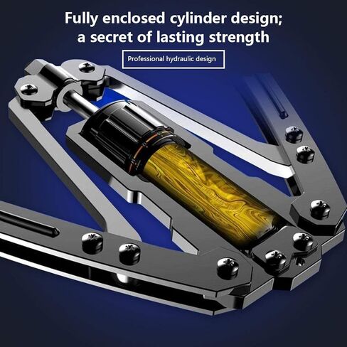 BESTHLS آلة تويستر للطاقة الهيدروليكية للجزء العلوي من الجسم - قوة هيدروليكية قابلة للتعديل 22-440 رطلاً لموسع الصدر المنزلي، معدات اللياقة البدنية لتدريب عضلات الكتف، تقوية تمرين الذراع المعزز in Kuwait