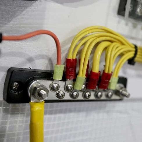 GLOSO Common Bus Bar 3/8 "كتلة توزيع الطاقة بسبار البحرية كتلة توزيع محطة البطارية 150 أمبير تصنيف 4P in Saudi Arabia
