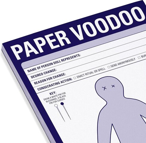Knock Knock Paper Voodoo Note Pad, 6 x 9-inches in Saudi Arabia