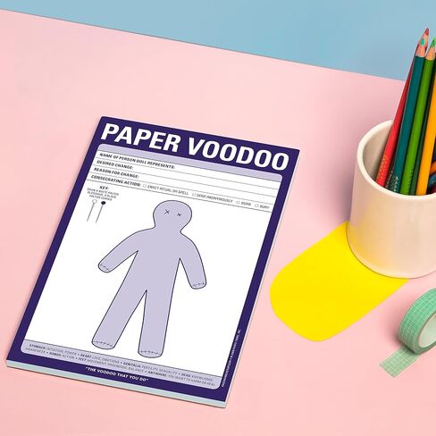 Knock Knock Paper Voodoo Note Pad, 6 x 9-inches in Saudi Arabia
