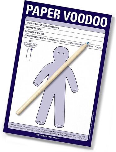 Knock Knock Paper Voodoo Note Pad, 6 x 9-inches in Saudi Arabia