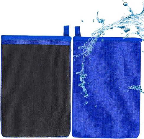 Clay Mitt Pack of 2 Clay Bar Mitt for Car Detailing Medium Grade Auto Magic Wash Mitt for Cleaning Polishing Detailing Cars Paint in Saudi Arabia