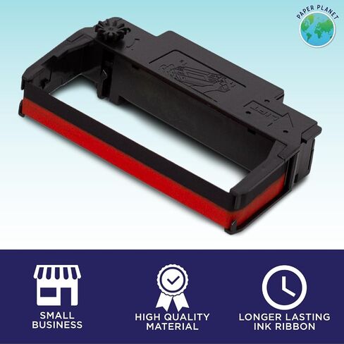 Red and Black Ink Printer Ribbons for Toast TKP300 Kitchen Printer by Paper Planet | Compatible with TKP300 SNBC BTP-M300 | 12 Ink Ribbons in Saudi Arabia