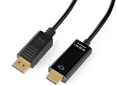 منفذ العرض إلى كابل HDMI | دقة 4K، محول ذكر - ذكر، 1.8 م، 6 أقدام، أحادي الاتجاه | منفذ العرض إلى محول HDMI | منفذ العرض إلى محول HDMI | موصل DP إلى HDMI in Saudi Arabia