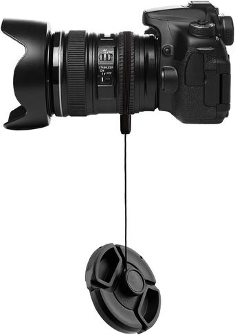 2 حزمة غطاء عدسة مركزي 67 ملم لنيكون كانون سوني متوافق مع كاميرات Canon Rebel T6i T6 T5i T5 T4i T3i T3 T2i، EOS 700D 650D 600D 550D 70D 60D 7D DSLR مع عدسات EF-S مقاس 18-135 مم هي عدسات STM in Saudi Arabia