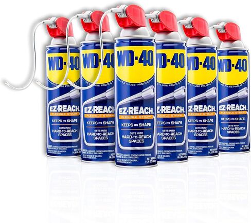 تركيبة WD-40 الأصلية مع شفاطة EZ-Reach المرنة مقاس 8 بوصات ووزن 14.4 أونصة وأداة اختراق متخصصة WD-40 مع شفاطة EZ-Reach المرنة مقاس 8 بوصات ووزن 13.5 أونصة، مجموعة مكونة من قطعتين مع قش EZ-Reach المرن in Saudi Arabia
