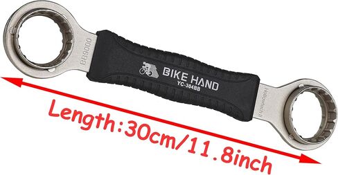 BIKE HAND Bicycle Bottom Bracket Tool - Compatible with Shimano Hollowtech II/BB9000, BBR60, M8000, Sram Dub, Truvativ GXP, FSA Mega EVO or Campagnolo Ultra-Torque in Kuwait
