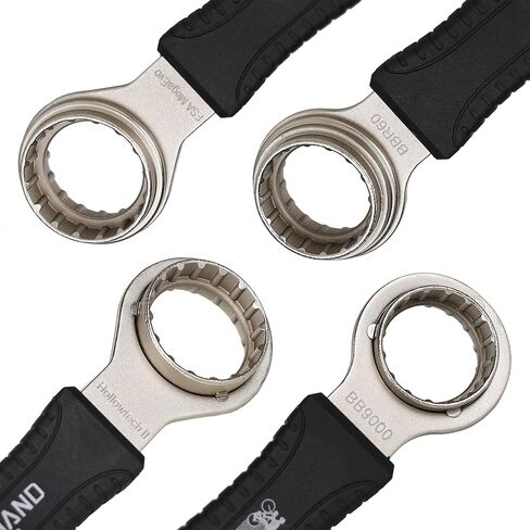 BIKE HAND Bicycle Bottom Bracket Tool - Compatible with Shimano Hollowtech II/BB9000, BBR60, M8000, Sram Dub, Truvativ GXP, FSA Mega EVO or Campagnolo Ultra-Torque in Kuwait