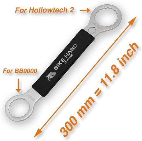 BIKE HAND Bicycle Bottom Bracket Tool - Compatible with Shimano Hollowtech II/BB9000, BBR60, M8000, Sram Dub, Truvativ GXP, FSA Mega EVO or Campagnolo Ultra-Torque in Kuwait