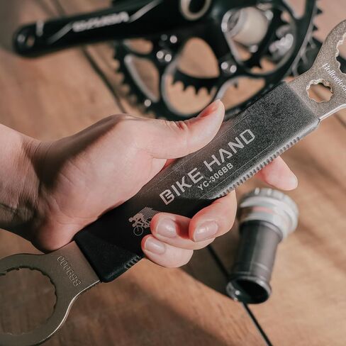 BIKE HAND Bicycle Bottom Bracket Tool - Compatible with Shimano Hollowtech II/BB9000, BBR60, M8000, Sram Dub, Truvativ GXP, FSA Mega EVO or Campagnolo Ultra-Torque in Kuwait