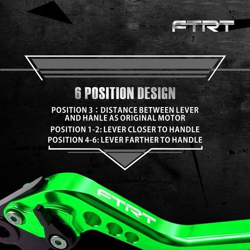 أذرع قابض فرامل قصيرة متوافقة مع ZX600 Ninja ZX-6R ZX6R ZX636 07-17/ ZX1000 Ninja ZX-10R ZX10R 06-15/ Z1000SX Ninja 1000 11-16/ Z1000 2007-2016/ Z750R 11-12: أسود in Saudi Arabia