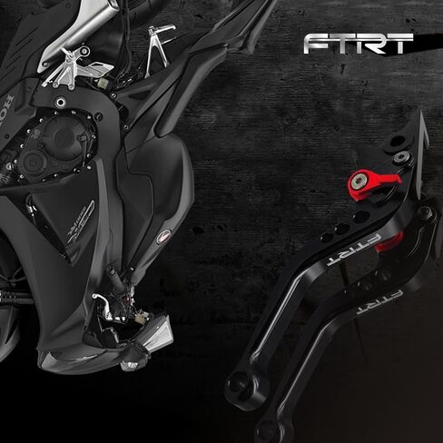 أذرع قابض فرامل قصيرة متوافقة مع ZX600 Ninja ZX-6R ZX6R ZX636 07-17/ ZX1000 Ninja ZX-10R ZX10R 06-15/ Z1000SX Ninja 1000 11-16/ Z1000 2007-2016/ Z750R 11-12: أسود in Kuwait