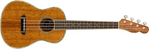 فندر مونتيسيتو تينور القيثارة، الطبيعية، مع حقيبة الحفلة in Kuwait