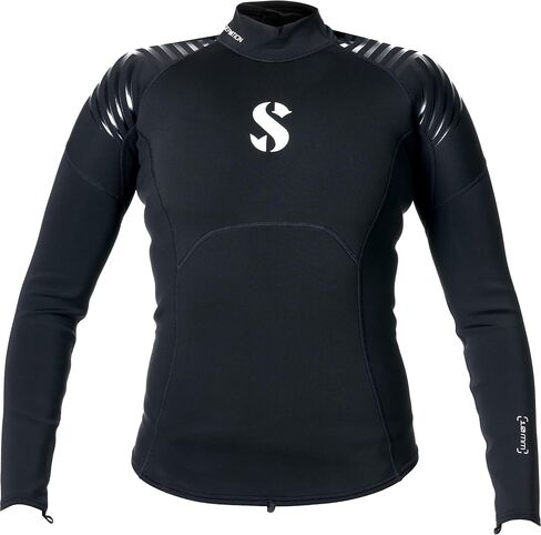 SCUBAPRO Women's Definition Top, Long Sleeve Wetsuit, 1mm (XL, Black) in Saudi Arabia